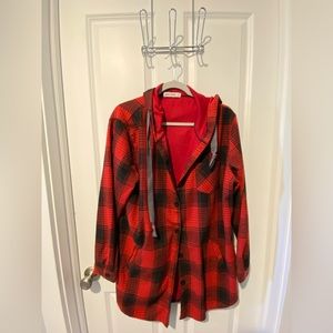 Buffalo plaid jacket. Grace Karin Women’s size 2X, good condition